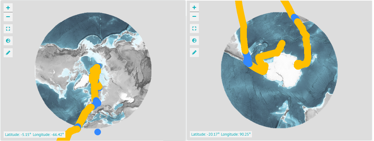 widget map polar views