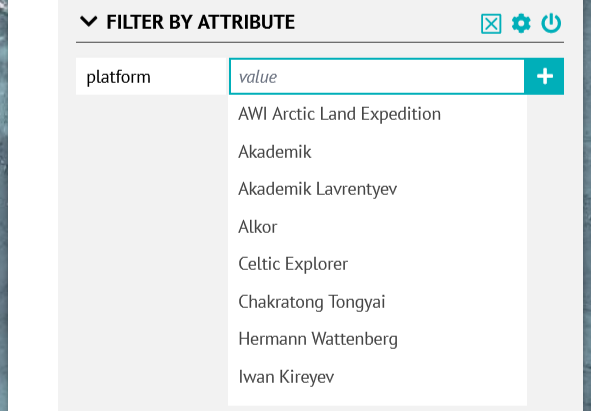 Attribute Filter - Value