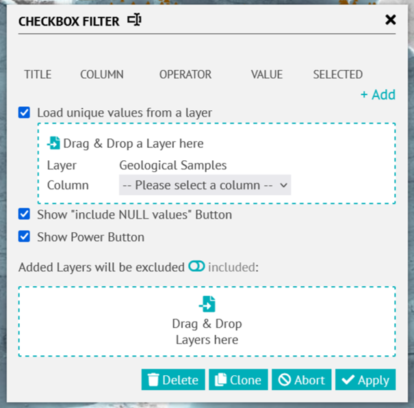 Checkbox Filter - Load Unique Values